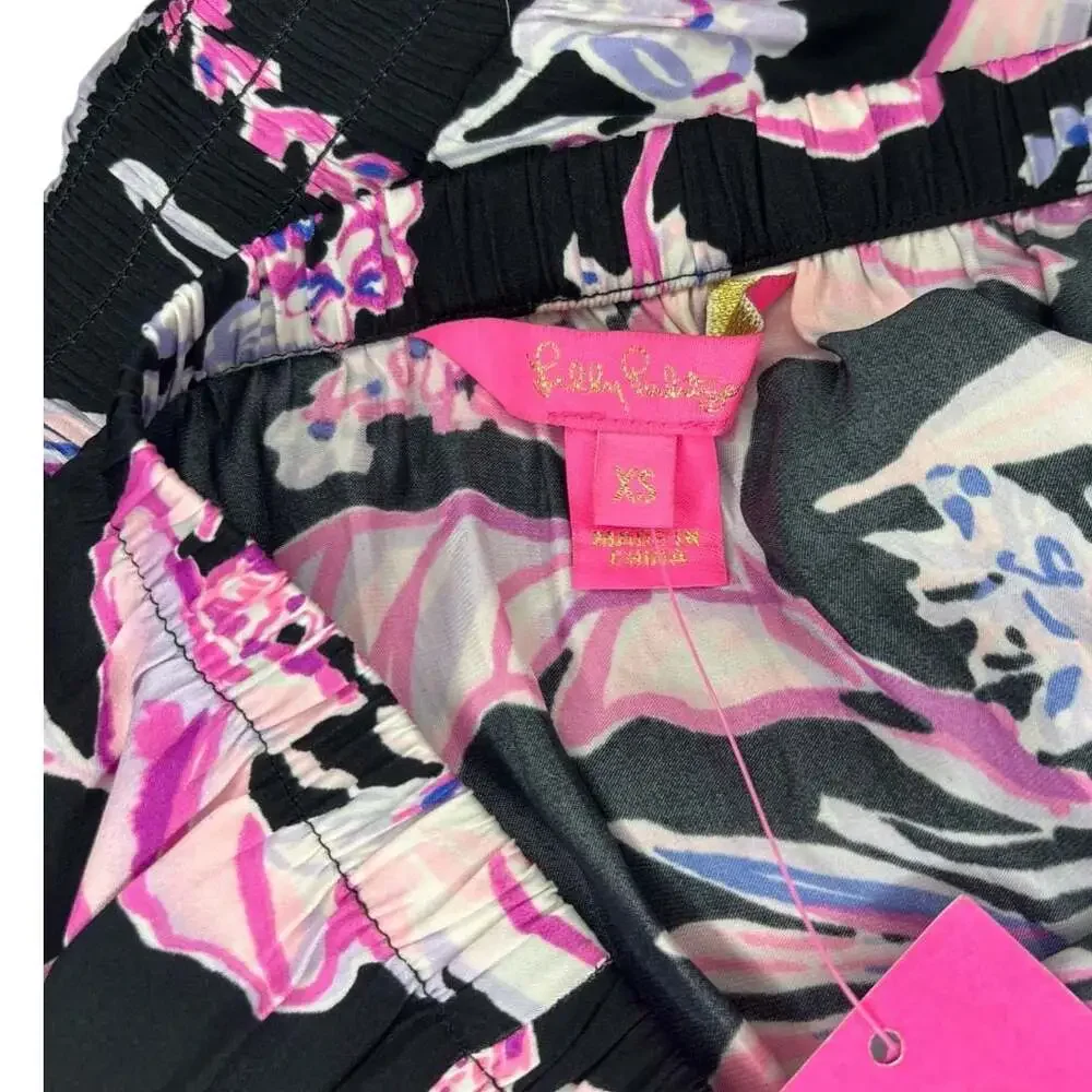 NWT Lilly Pulitzer Pim Jumpsuit Wild Within Onyx Size XS